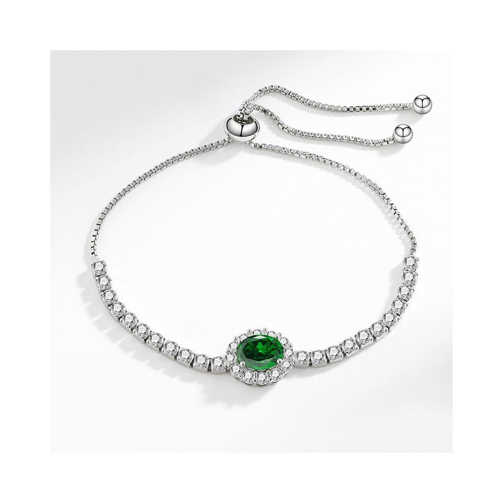 Live Stream Hot Selling 2 Carat Princess Square Bag with Imitation Moissanite Bracelet A Unique and Versatile Elegant Bracelet for Women