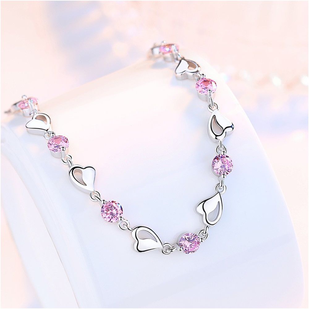 Live Stream Hot Selling 2 Carat Princess Square Bag with Imitation Moissanite Bracelet A Unique and Versatile Elegant Bracelet for Women