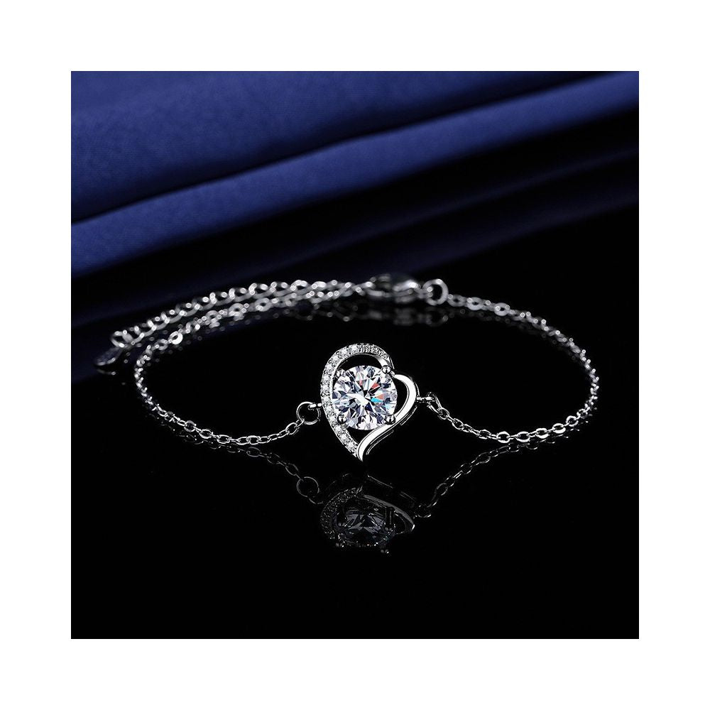 Live Stream Hot Selling 2 Carat Princess Square Bag with Imitation Moissanite Bracelet A Unique and Versatile Elegant Bracelet for Women