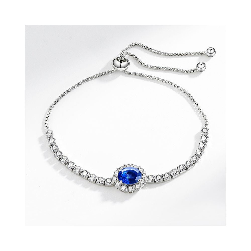 Live Stream Hot Selling 2 Carat Princess Square Bag with Imitation Moissanite Bracelet A Unique and Versatile Elegant Bracelet for Women