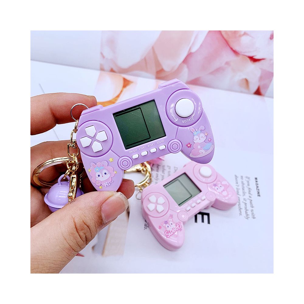 Creative Tetris handheld mini game console toy trendy bag keychain pendant gift supplier image 0
