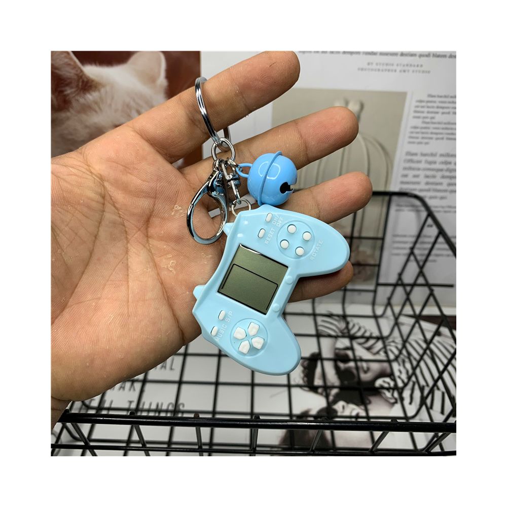 Creative Tetris handheld mini game console toy trendy bag keychain pendant gift supplier